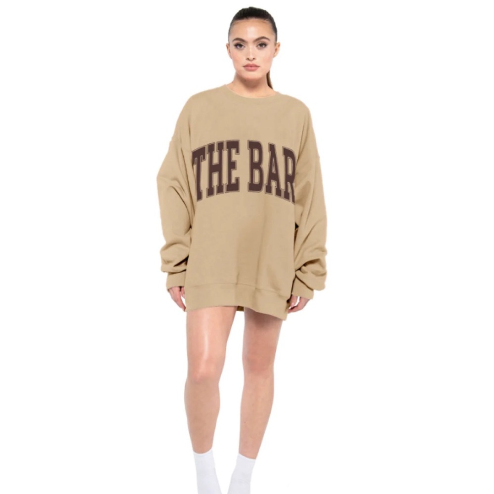 The Bar Varsity Sweatshirt - Chocolate Chip L